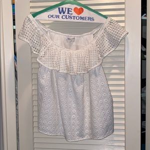 Off the shoulder shirt